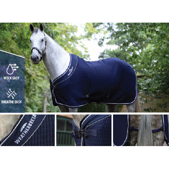 WEATHERBEETA Thermocell Cooler standard neck 155 cm Marineblau/wei�